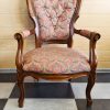 Антично френско кресло стил Луи ХVI