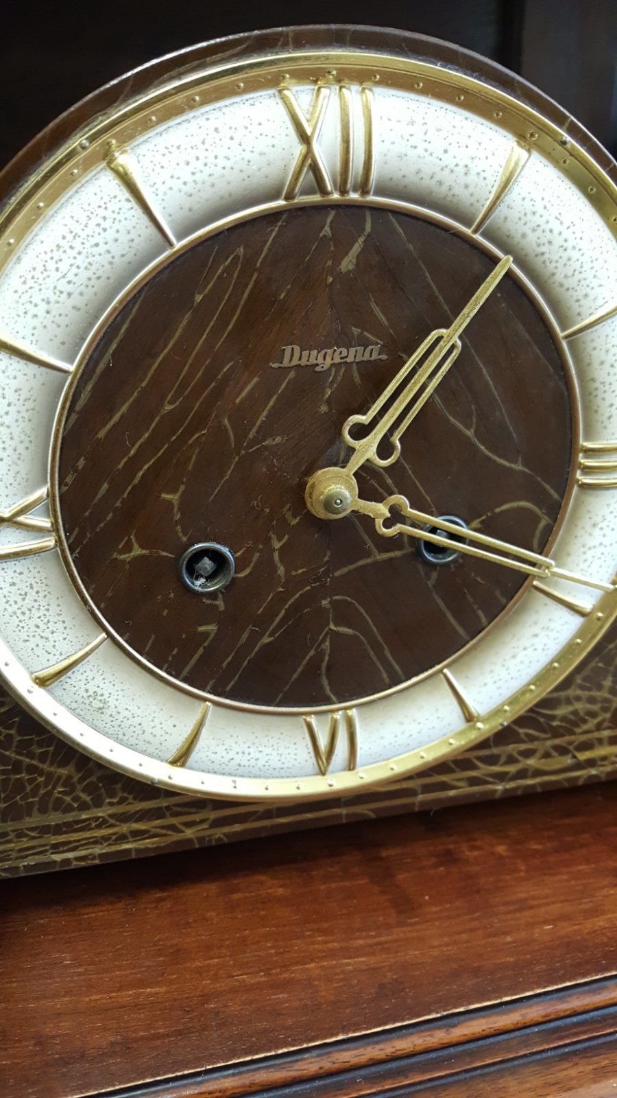 Немски каминен часовник Dugena 1940г.