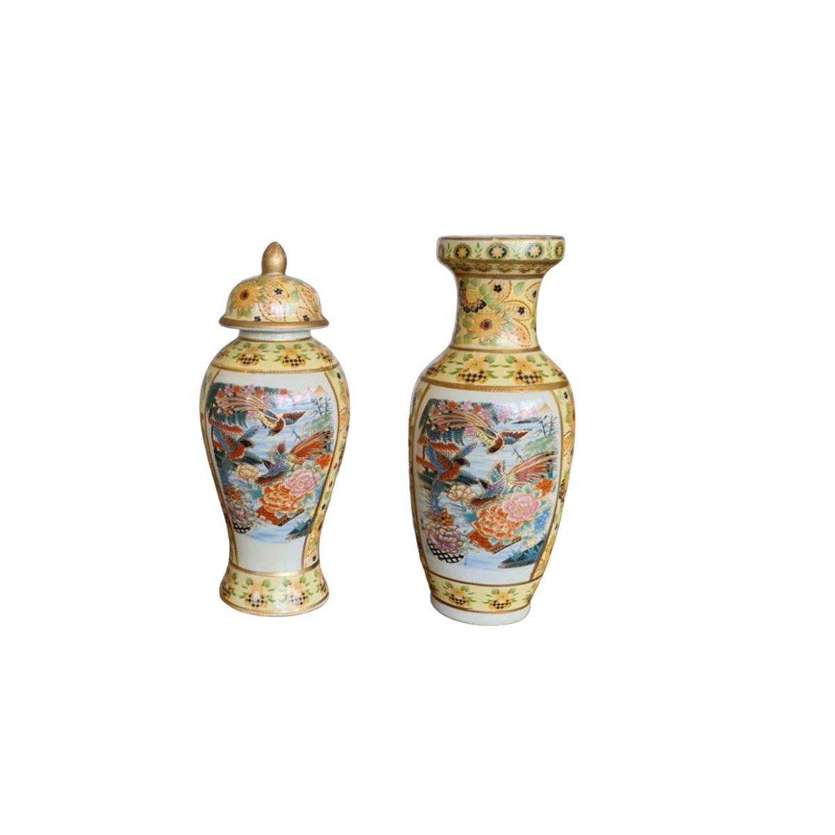 Ръчно рисувани вази с 24k злато