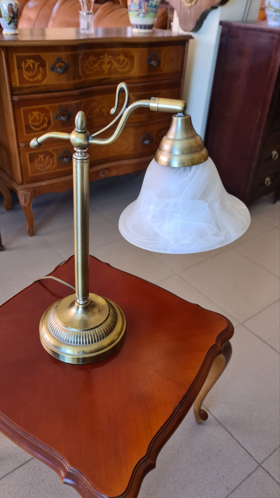 Голяма френска чупеща лампа за бюро