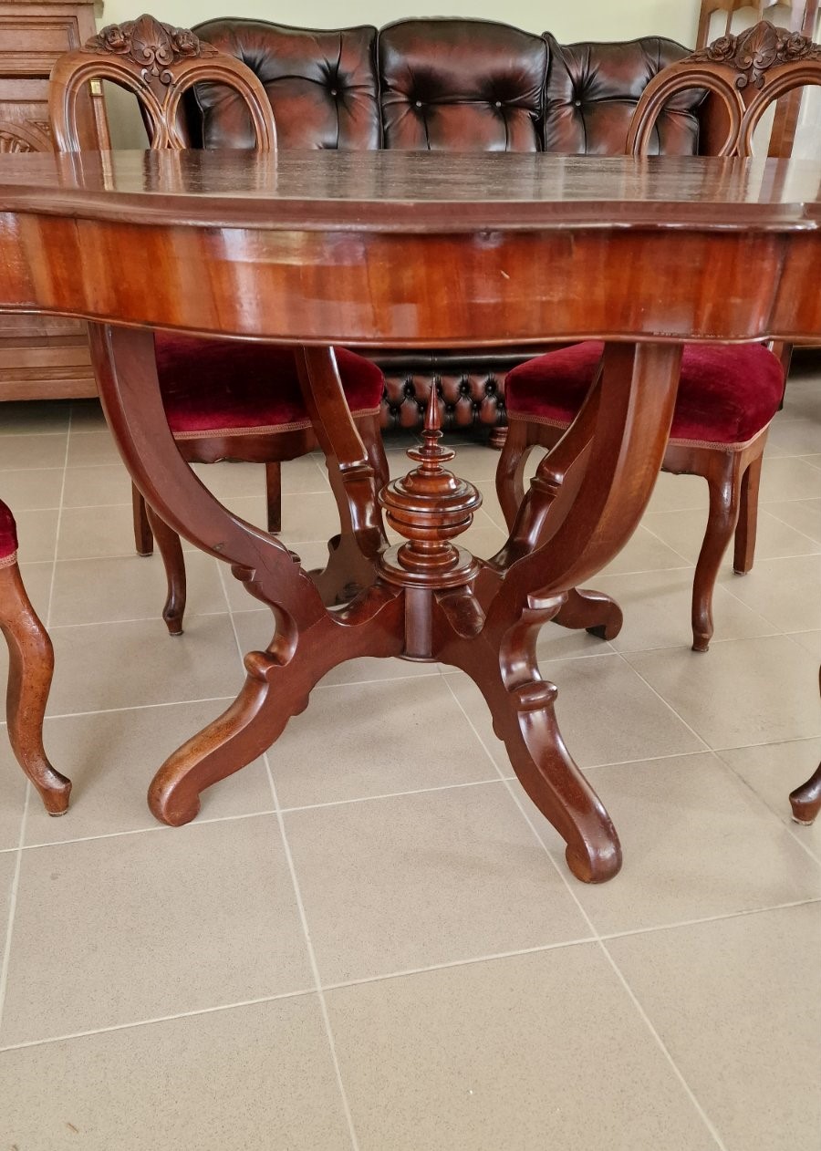 Френска трапезна маса с 4 стола