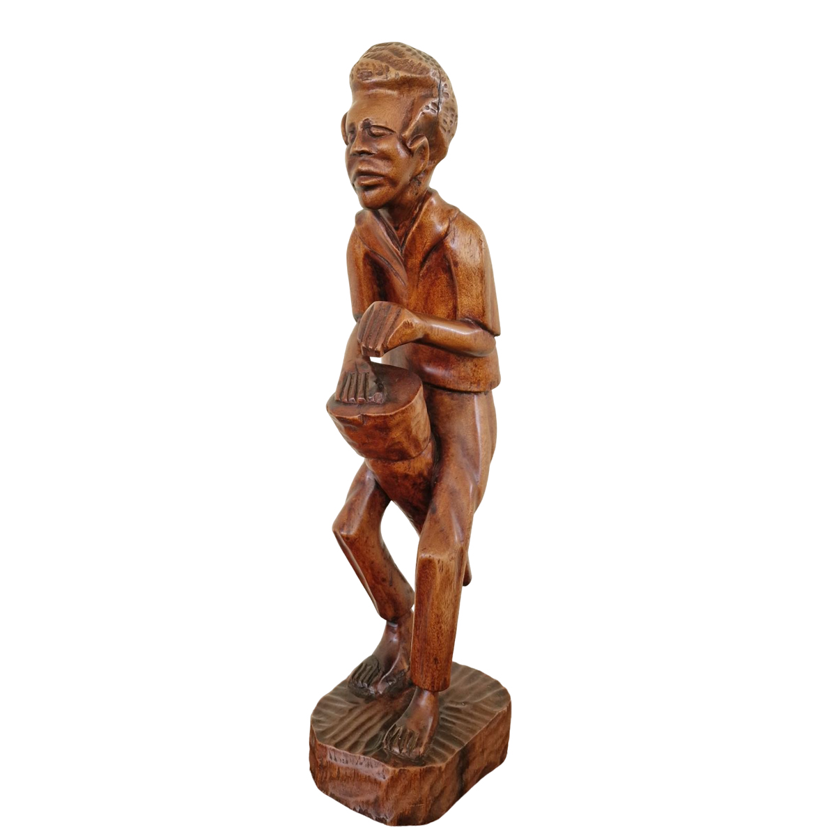 Африканска дървена фигура на музикант