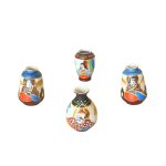 Миниатюрни японски вазички 4 броя