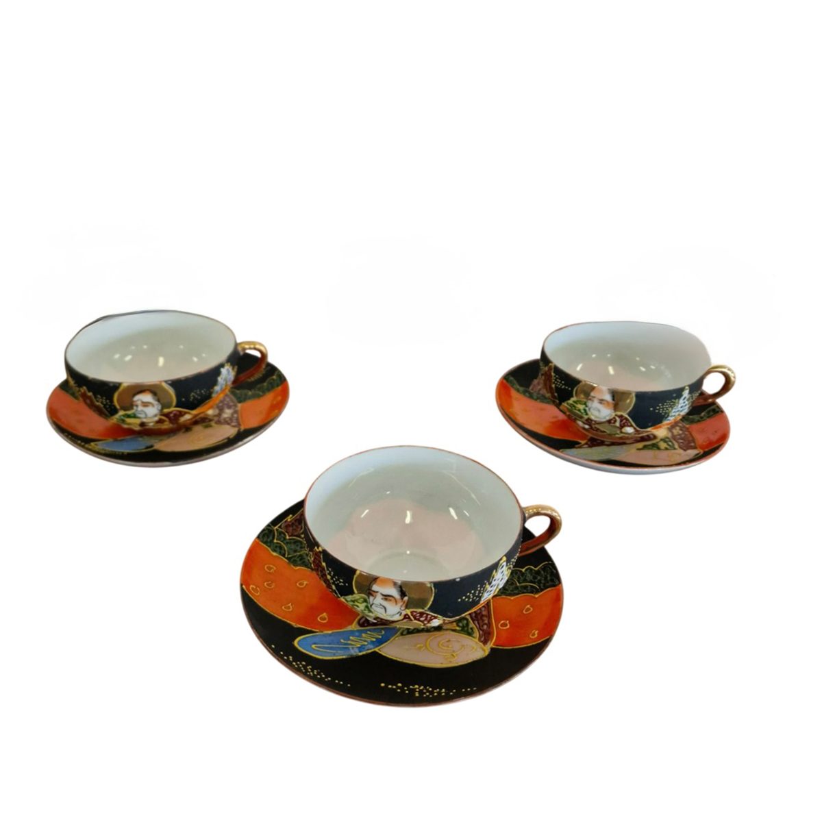 3 броя чаши от японски фин костен порцелан