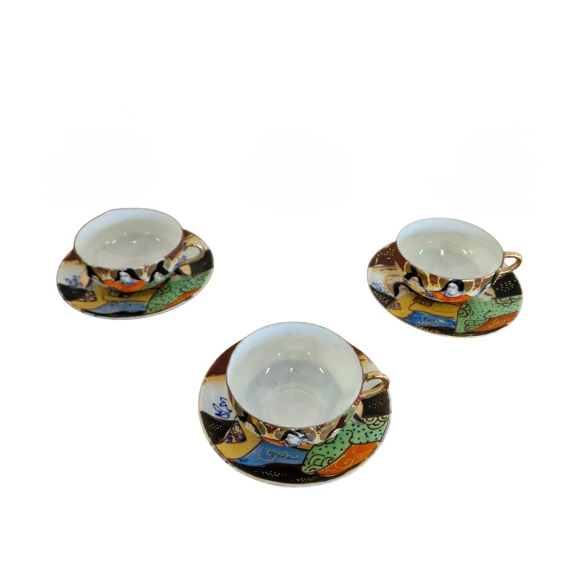 3 броя чаши от фин костен порцелан