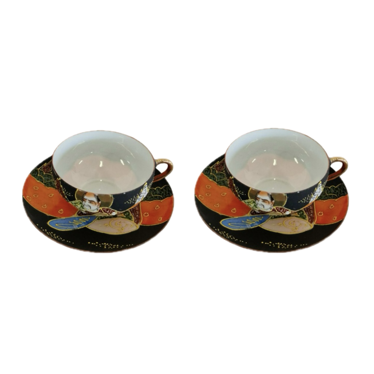 2 броя чаши от японски фин костен порцелан