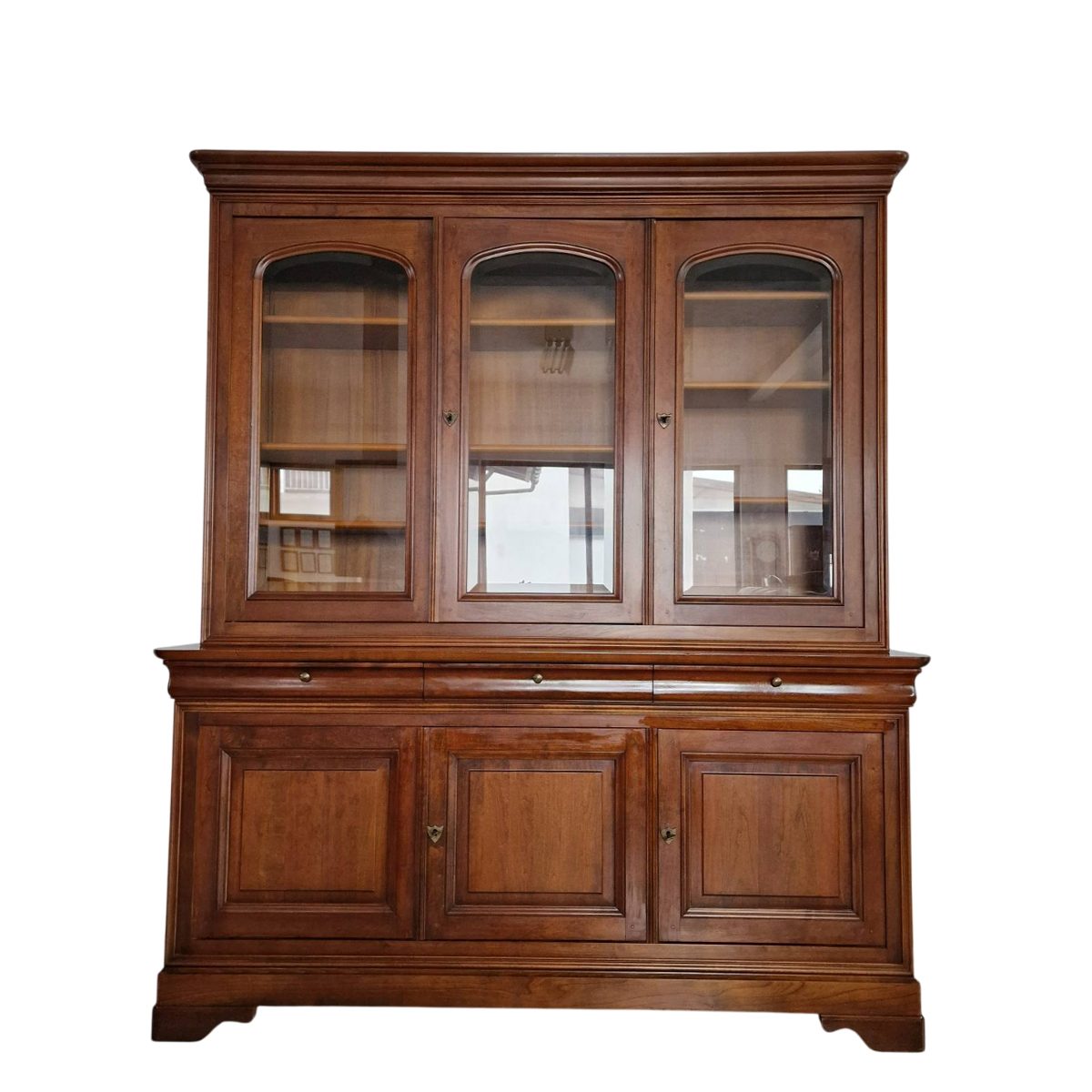 Шкаф витрина – библиотека