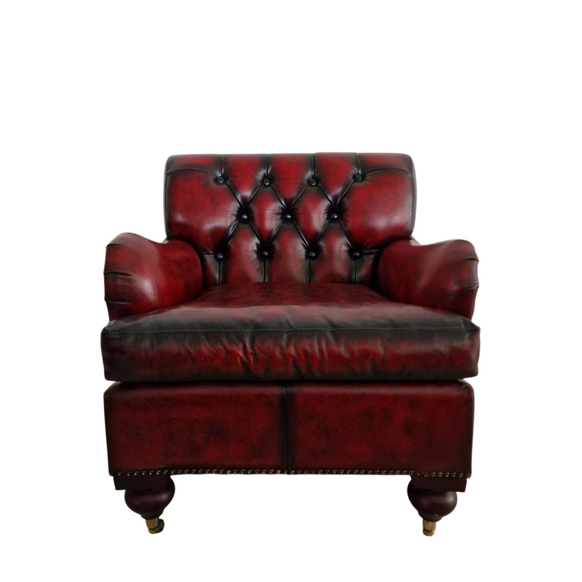 Кожен фотьойл Chesterfield